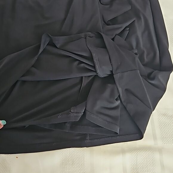 Ralph Lauren Women's Ruffled Midi Dress Black 4 - Picture 12 of 16